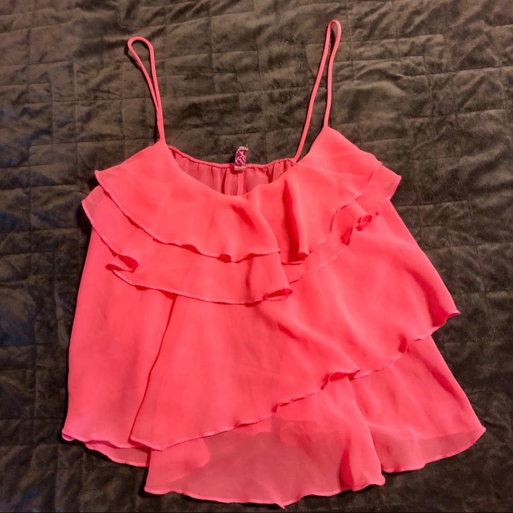 Pink neon top